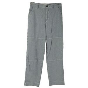 Universal Thread Striped Cargo Pants Relaxed Blue White Size 10 Preppy Nautical